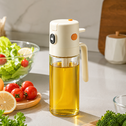 🌿 Kitchen Essential | Glass | Cooking Counter | Home Chef | Dual-Mode Pouring