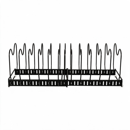 🍽️ Dish Rack | Metal Kitchen Families | Expandable Black Storage