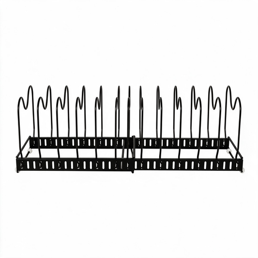 🍽️ Dish Rack | Metal Kitchen Families | Expandable Black Storage
