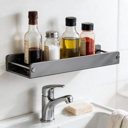 🧂 Spice Shelf | Stainless Kitchen Cooks | Sleek Wall-Mounted Storage
