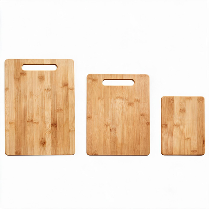 🌿 Kitchen Essential | Natural Bamboo Boards | Housewarming Gift | Warm Woodgrain