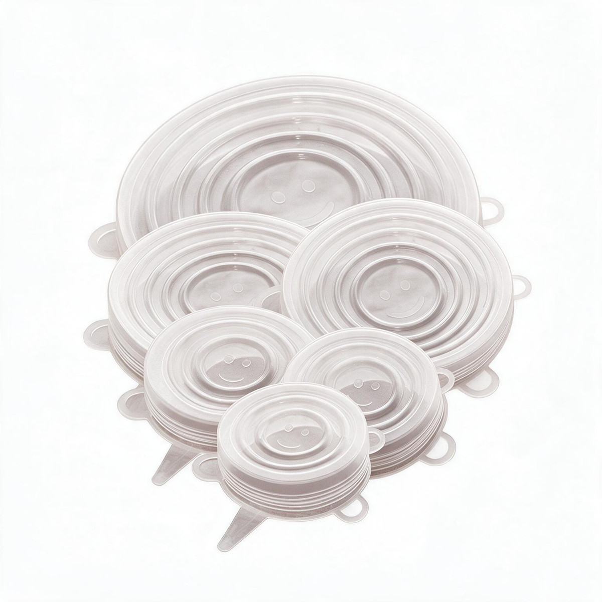 🥗 Food Storage | Silicone Kitchen Lids | Thoughtful Home Gift | Crystal-Clear Finish