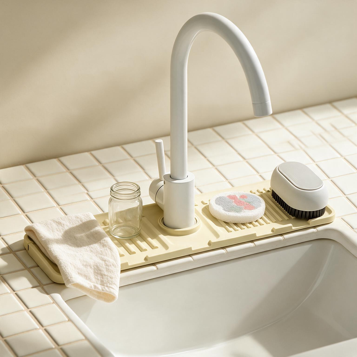 💧 Sink Essential | Silicone Drainage Mat | Tidy Kitchen Gift | Sleek Design