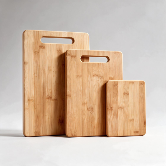 🌿 Kitchen Essential | Natural Bamboo Boards | Housewarming Gift | Warm Woodgrain
