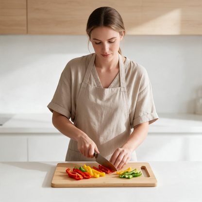🌿 Kitchen Essential | Natural Bamboo Boards | Housewarming Gift | Warm Woodgrain